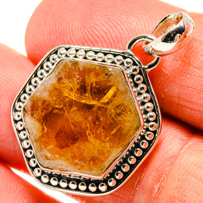 Citrine Pendants handcrafted by Ana Silver Co - PD24720