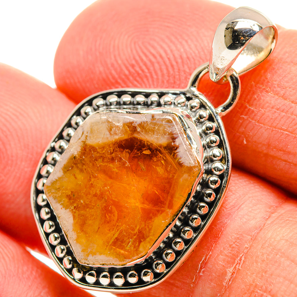 Citrine Pendants handcrafted by Ana Silver Co - PD24721