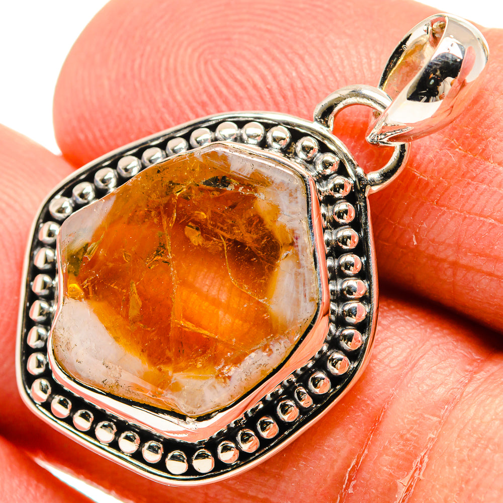 Citrine Pendants handcrafted by Ana Silver Co - PD24723