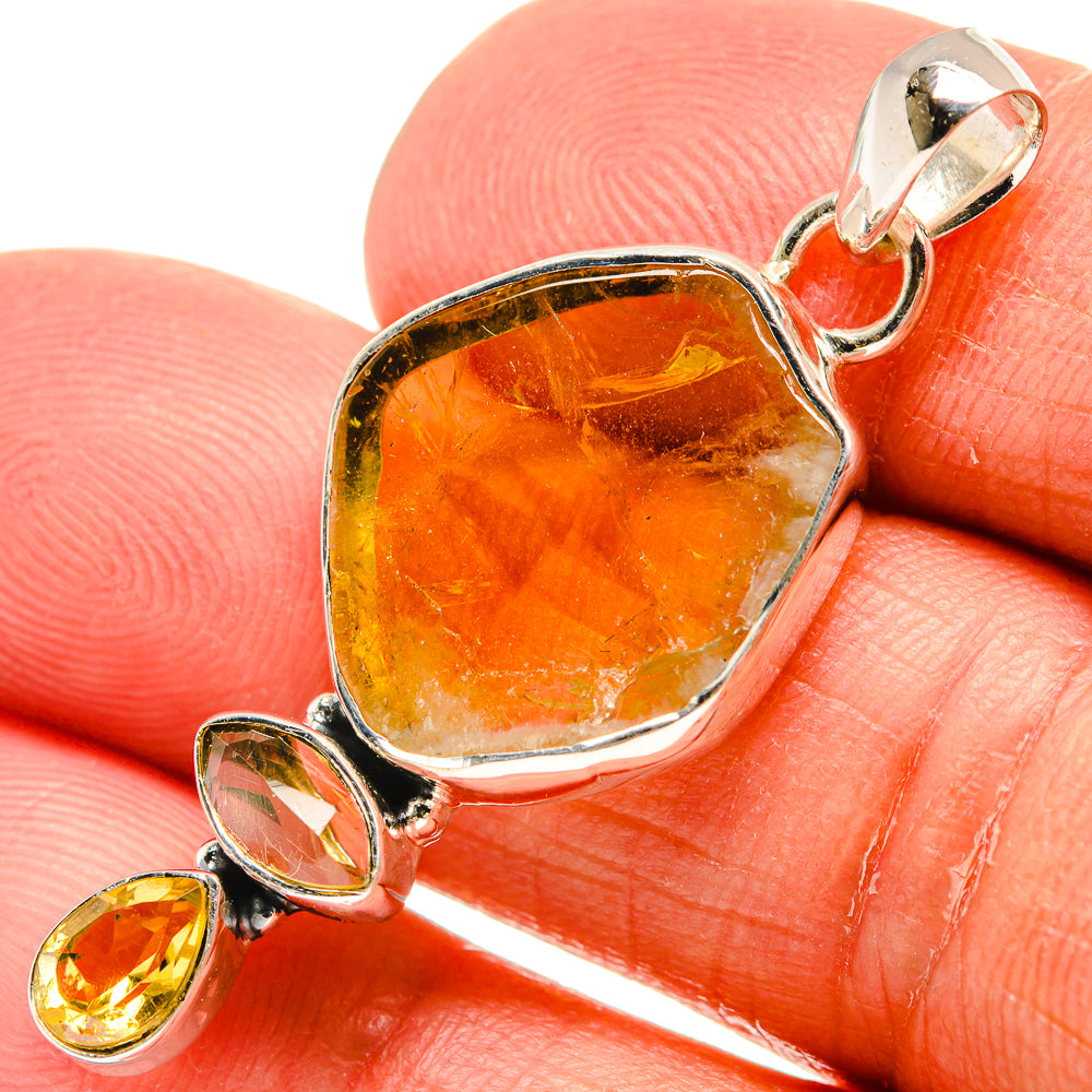 Citrine Pendants handcrafted by Ana Silver Co - PD24724