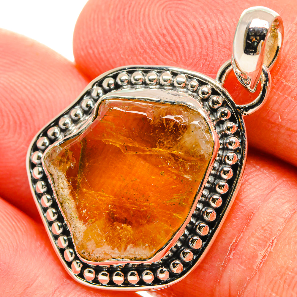 Citrine Pendants handcrafted by Ana Silver Co - PD24725