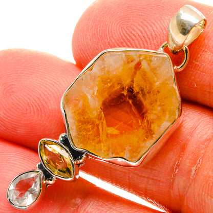 Citrine Pendants handcrafted by Ana Silver Co - PD24729