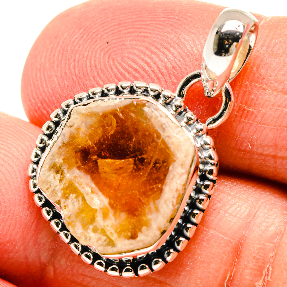 Citrine Pendants handcrafted by Ana Silver Co - PD24731