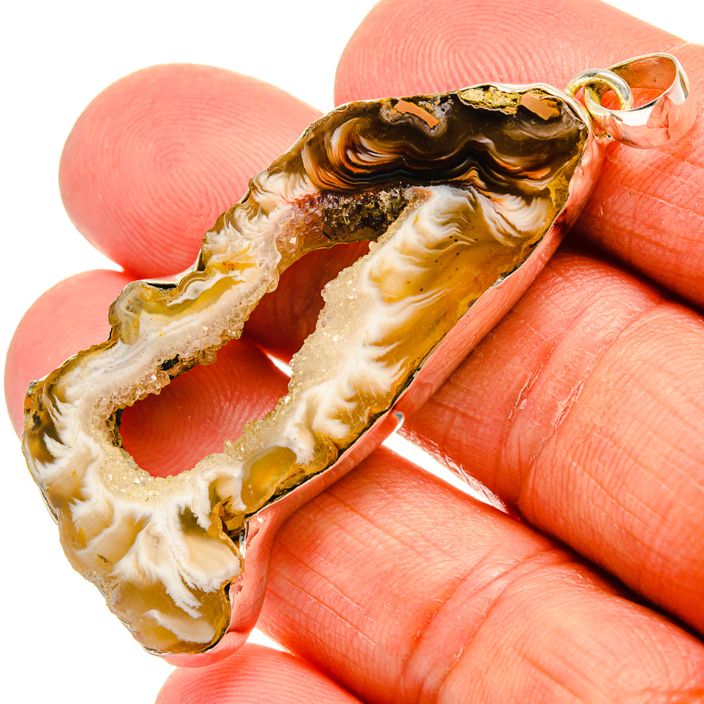Occo Geode Pendants handcrafted by Ana Silver Co - PD24747