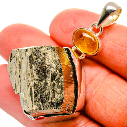 Pyrite Pendants handcrafted by Ana Silver Co - PD24756