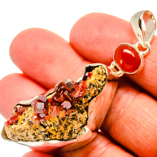 Vanadinite Pendants handcrafted by Ana Silver Co - PD24757