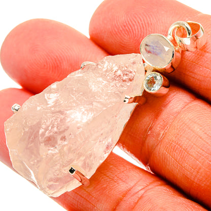 White Quartz Pendants handcrafted by Ana Silver Co - PD24758
