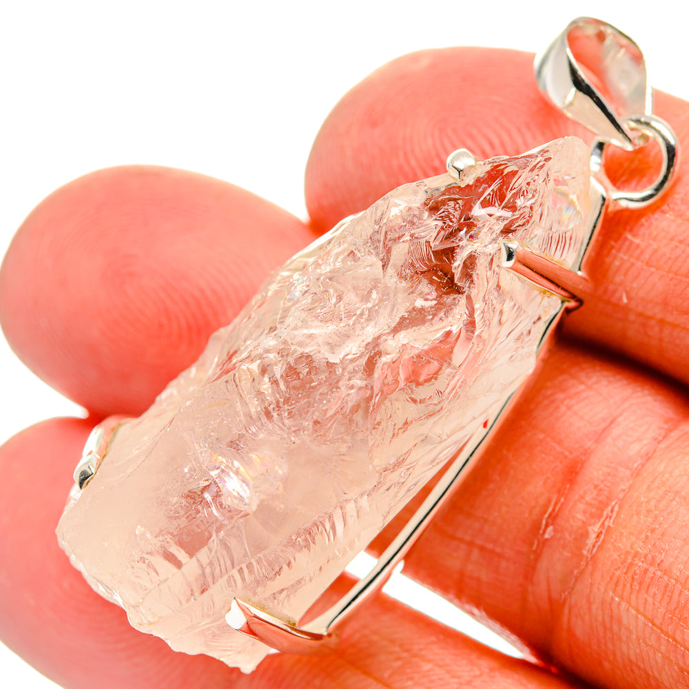 White Quartz Pendants handcrafted by Ana Silver Co - PD24759