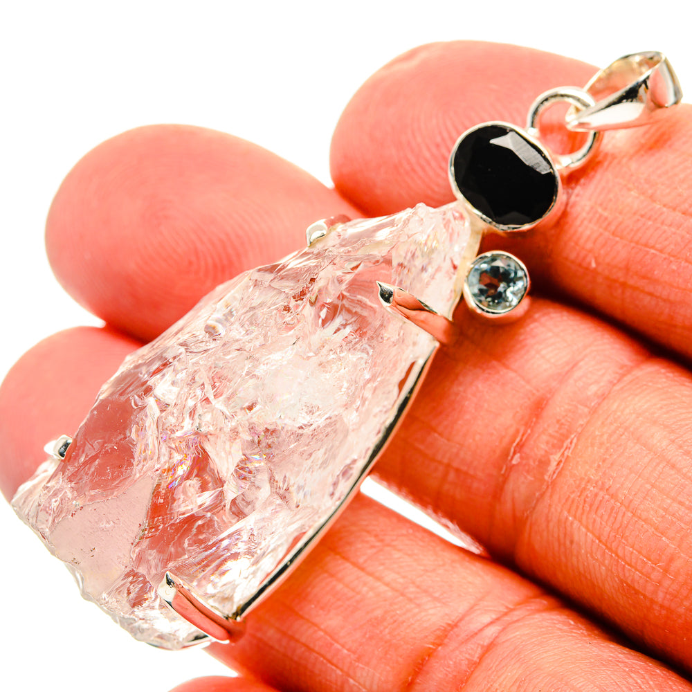 White Quartz Pendants handcrafted by Ana Silver Co - PD24760