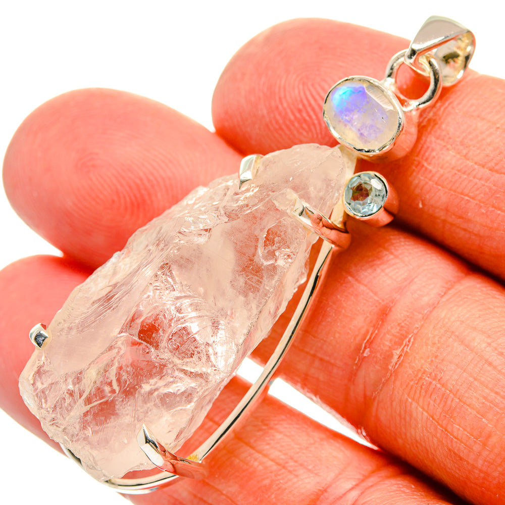 White Quartz Pendants handcrafted by Ana Silver Co - PD24762