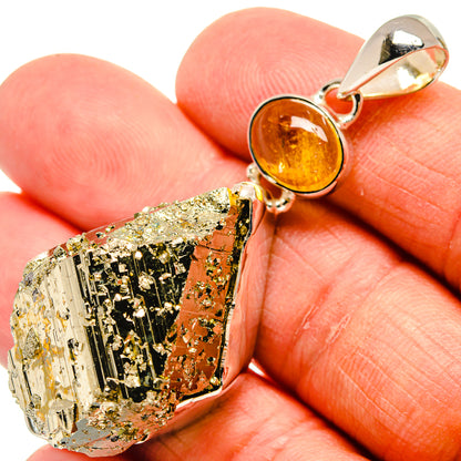 Pyrite Pendants handcrafted by Ana Silver Co - PD24764