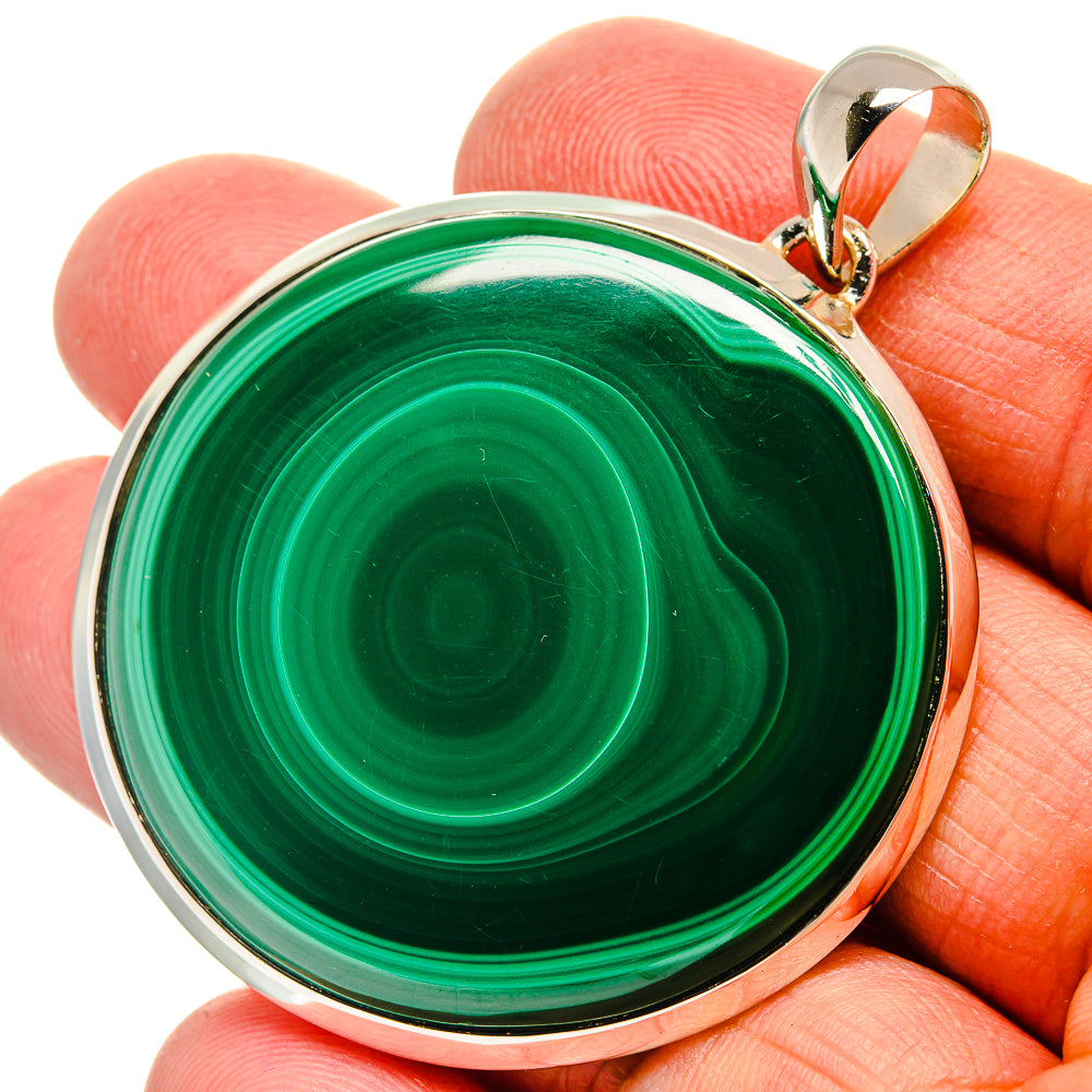Malachite Pendants handcrafted by Ana Silver Co - PD24770