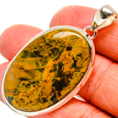 Golden Pietersite Pendants handcrafted by Ana Silver Co - PD24773