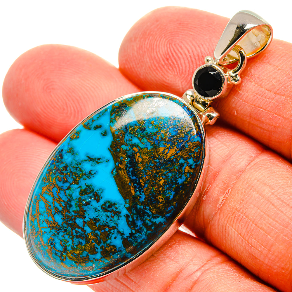 Shattuckite Pendants handcrafted by Ana Silver Co - PD24776