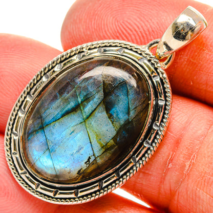 Labradorite Pendants handcrafted by Ana Silver Co - PD24793