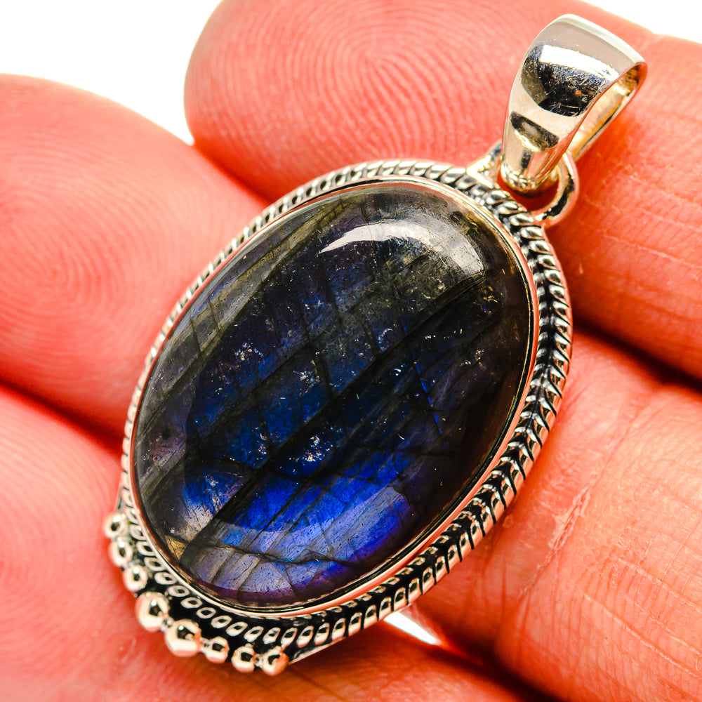 Labradorite Pendants handcrafted by Ana Silver Co - PD24797