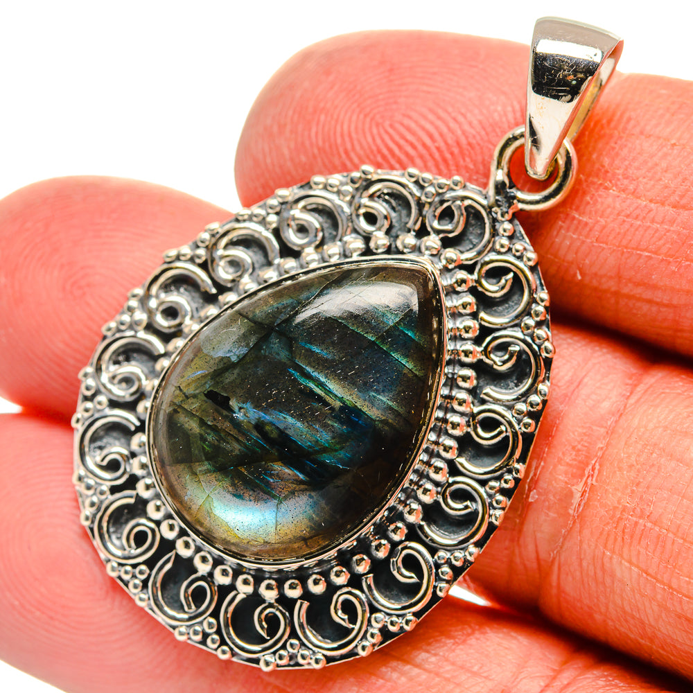 Labradorite Pendants handcrafted by Ana Silver Co - PD24798