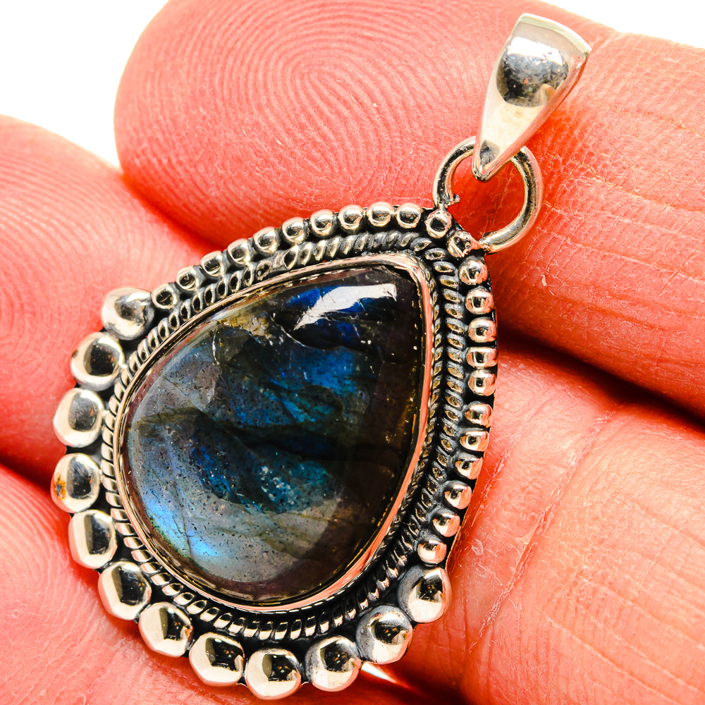 Labradorite Pendants handcrafted by Ana Silver Co - PD24799