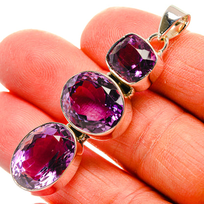 Amethyst Pendants handcrafted by Ana Silver Co - PD24808