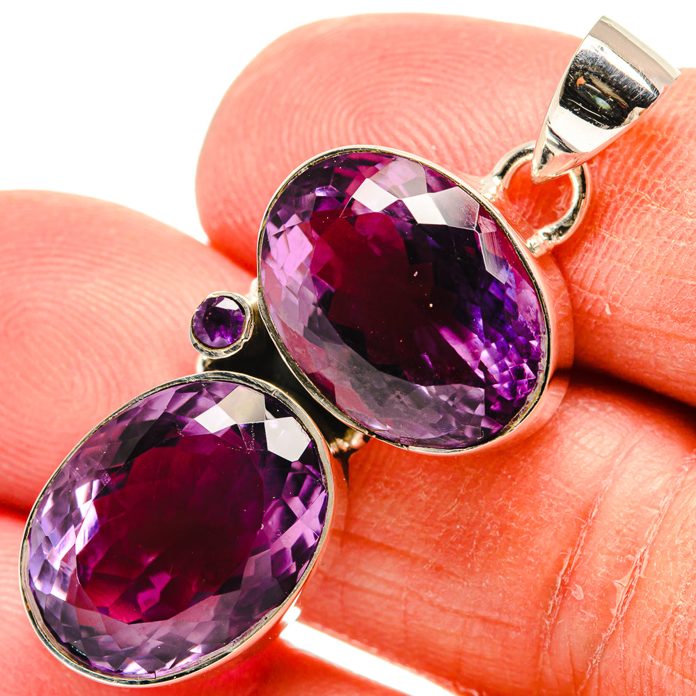 Amethyst Pendants handcrafted by Ana Silver Co - PD24809