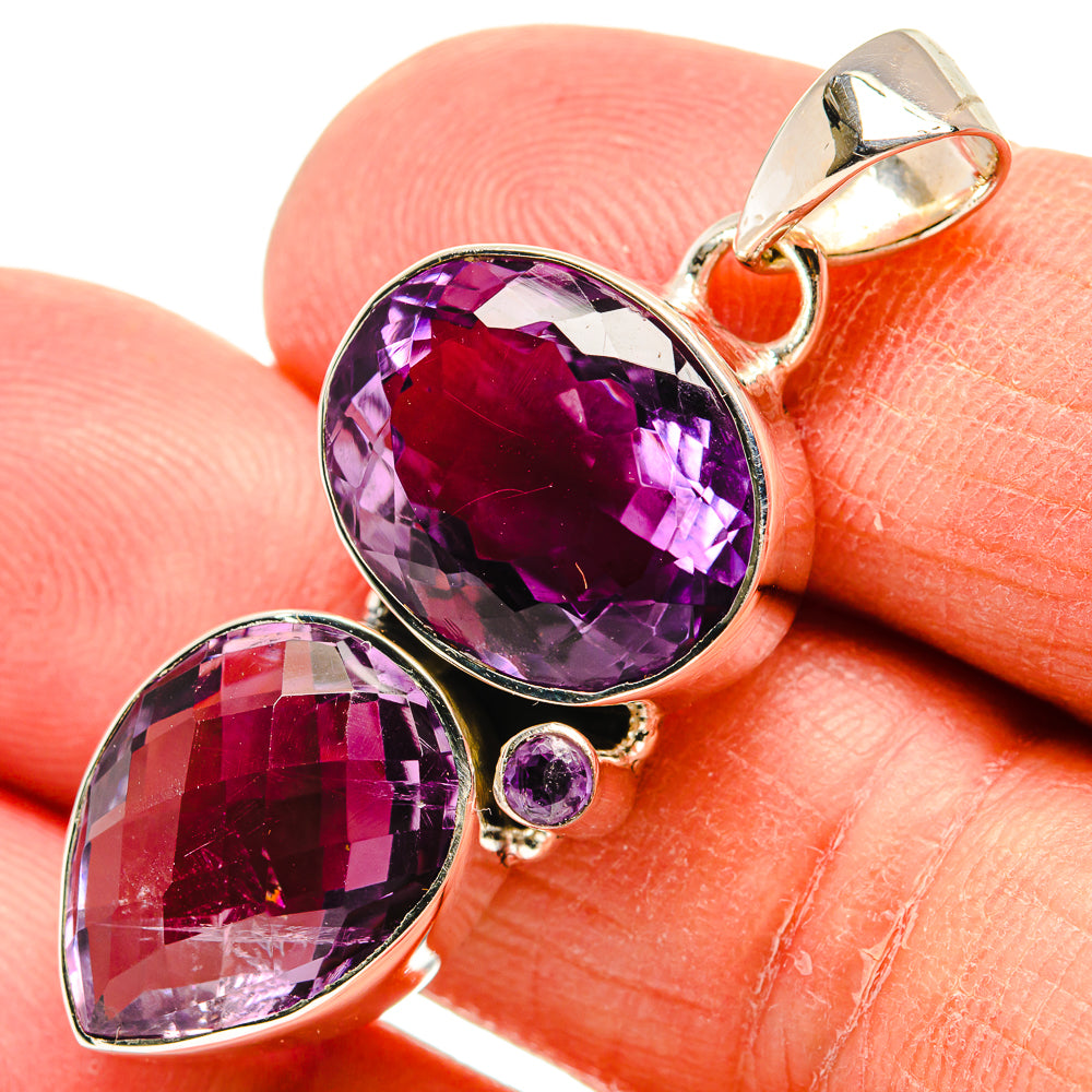 Amethyst Pendants handcrafted by Ana Silver Co - PD24810