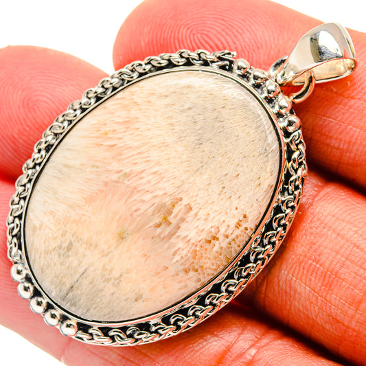 Scolecite Pendants handcrafted by Ana Silver Co - PD24813