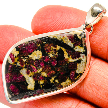 Russian Eudialyte Pendants handcrafted by Ana Silver Co - PD24821