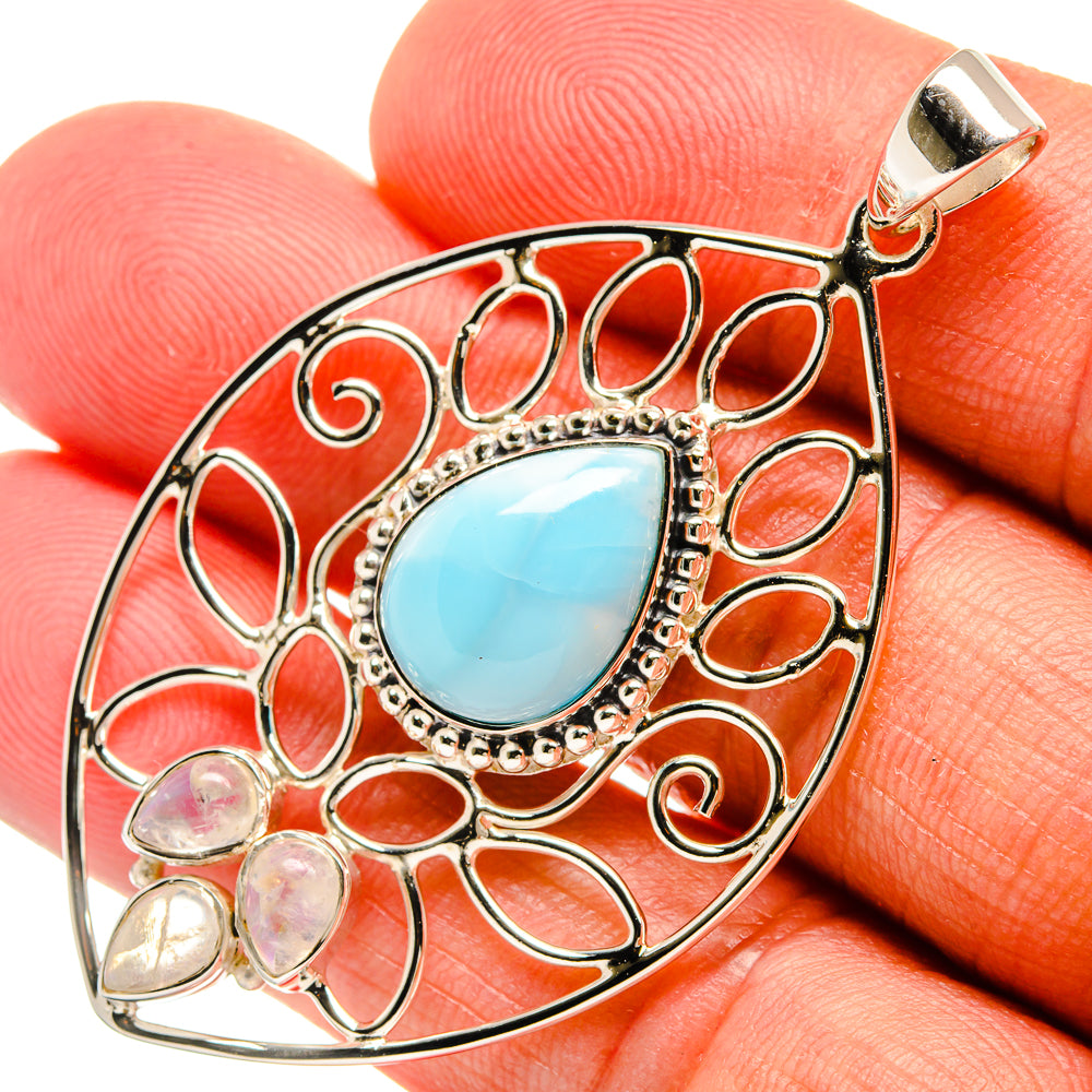 Larimar Pendants handcrafted by Ana Silver Co - PD24834