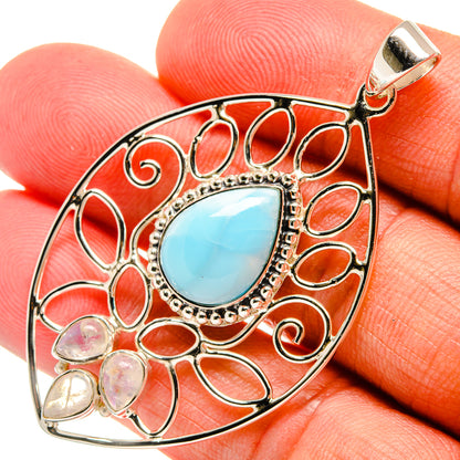 Larimar Pendants handcrafted by Ana Silver Co - PD24834