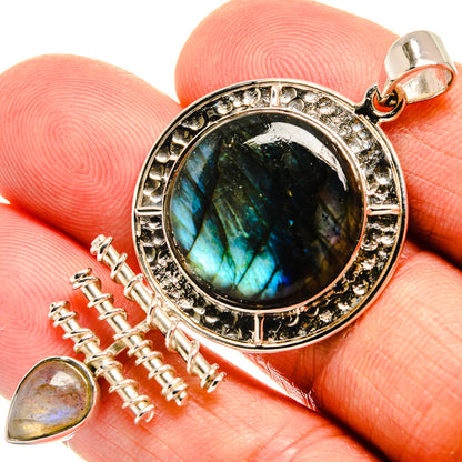 Labradorite Pendants handcrafted by Ana Silver Co - PD24851