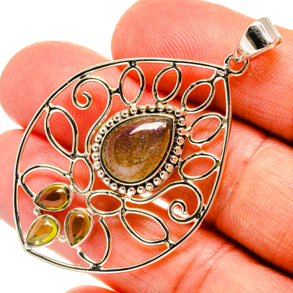 Labradorite Pendants handcrafted by Ana Silver Co - PD24853