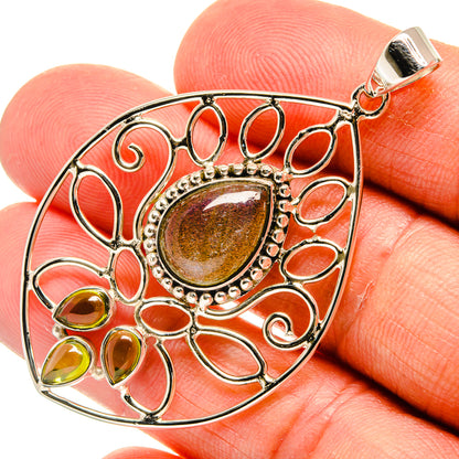Labradorite Pendants handcrafted by Ana Silver Co - PD24853