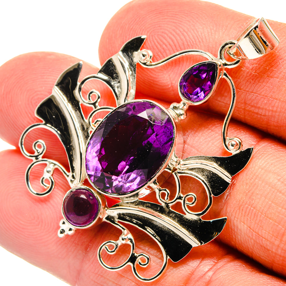 Amethyst Pendants handcrafted by Ana Silver Co - PD24860