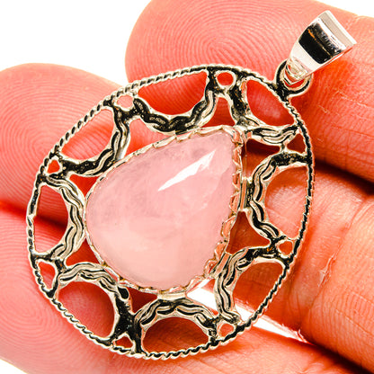 Morganite Pendants handcrafted by Ana Silver Co - PD24865