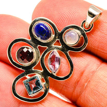 Lapis Lazuli Pendants handcrafted by Ana Silver Co - PD24868