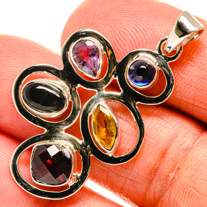 Garnet Pendants handcrafted by Ana Silver Co - PD24871