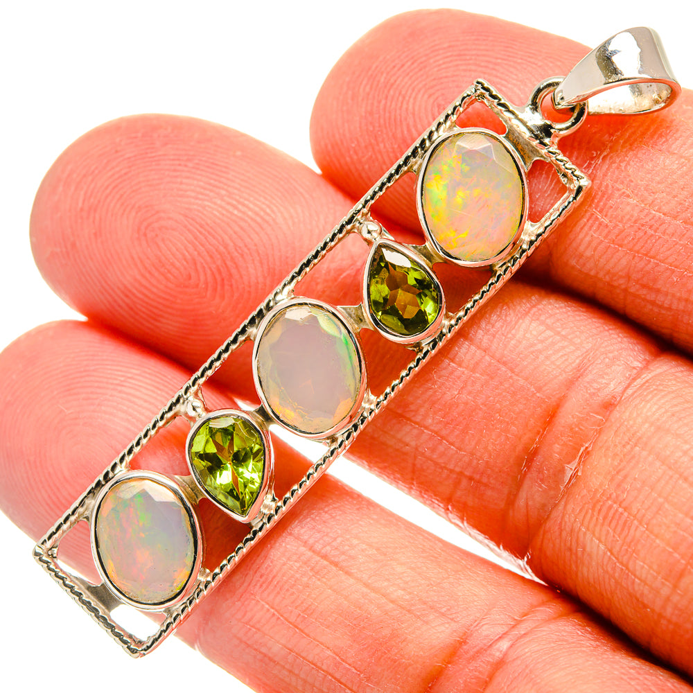 Ethiopian Opal Pendants handcrafted by Ana Silver Co - PD24874