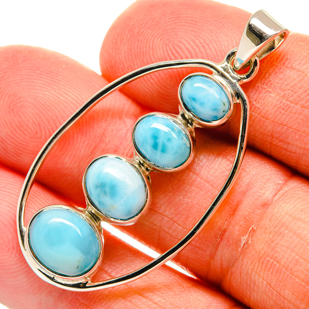 Larimar Pendants handcrafted by Ana Silver Co - PD24881