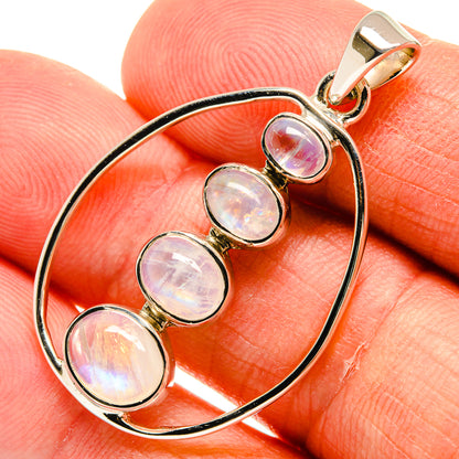 Rainbow Moonstone Pendants handcrafted by Ana Silver Co - PD24883