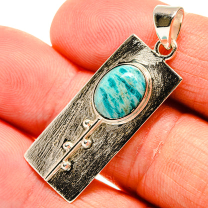 Amazonite Pendants handcrafted by Ana Silver Co - PD24892
