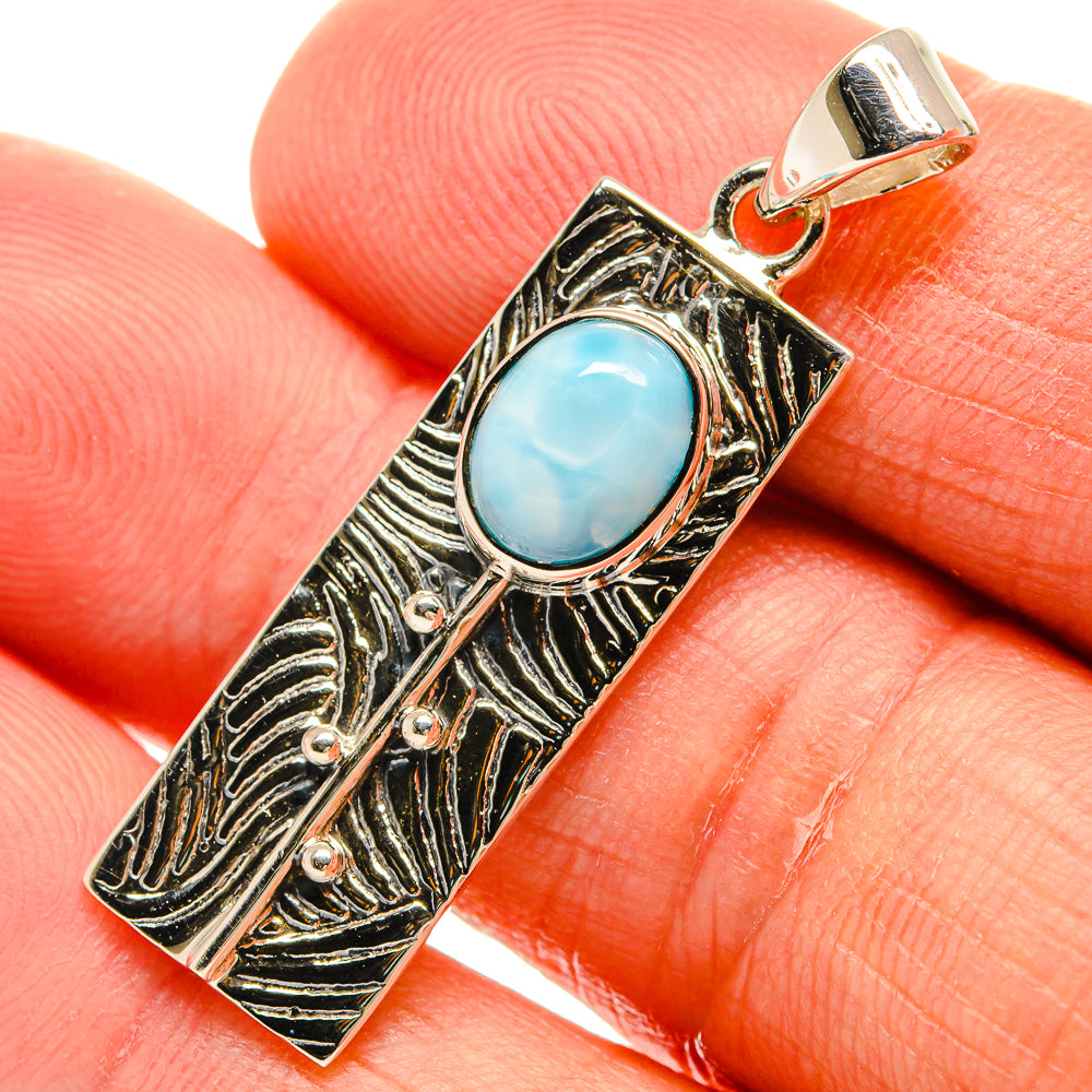 Larimar Pendants handcrafted by Ana Silver Co - PD24893