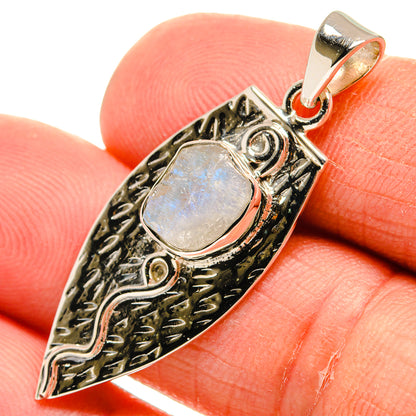 Rainbow Moonstone Pendants handcrafted by Ana Silver Co - PD24909