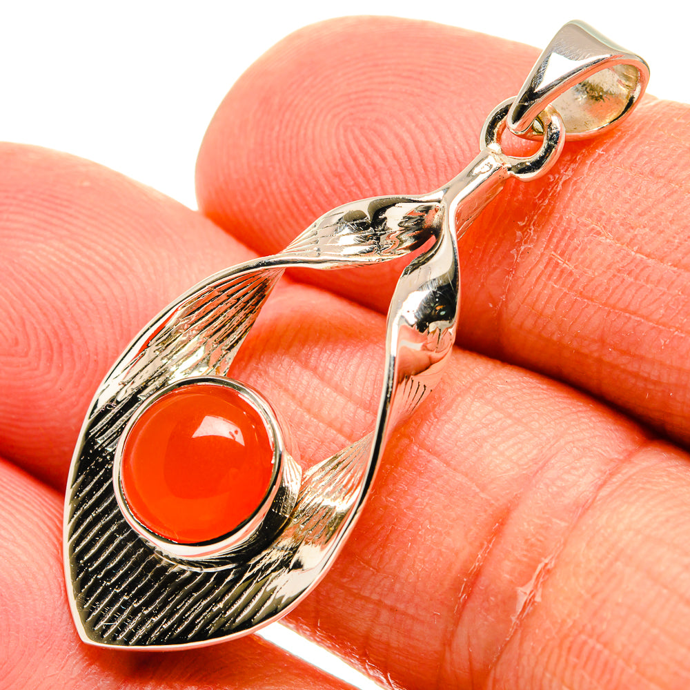 Carnelian Pendants handcrafted by Ana Silver Co - PD24914