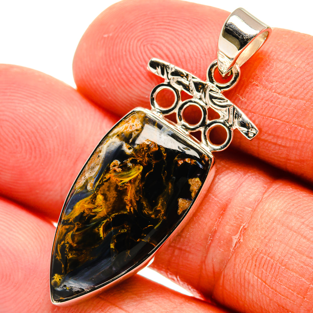 Pietersite Pendants handcrafted by Ana Silver Co - PD24919