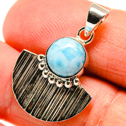 Larimar Pendants handcrafted by Ana Silver Co - PD24921