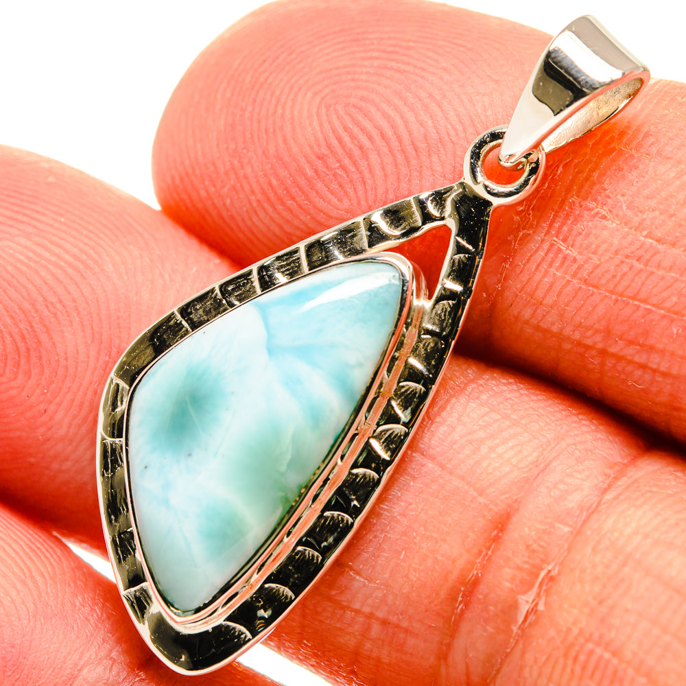 Larimar Pendants handcrafted by Ana Silver Co - PD24926