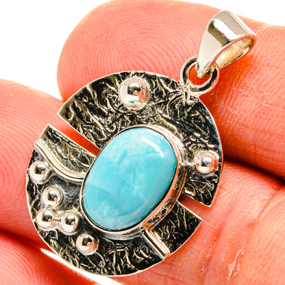 Larimar Pendants handcrafted by Ana Silver Co - PD24932