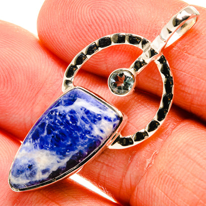 Sodalite Pendants handcrafted by Ana Silver Co - PD24937