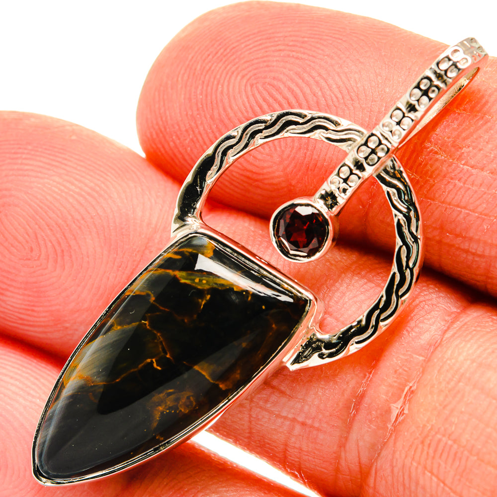Pietersite Pendants handcrafted by Ana Silver Co - PD24938