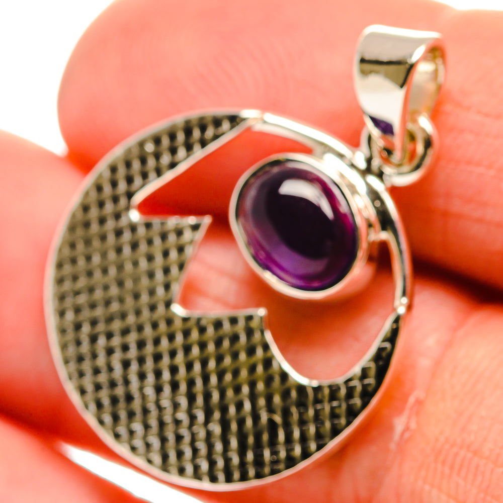 Amethyst Pendants handcrafted by Ana Silver Co - PD24951